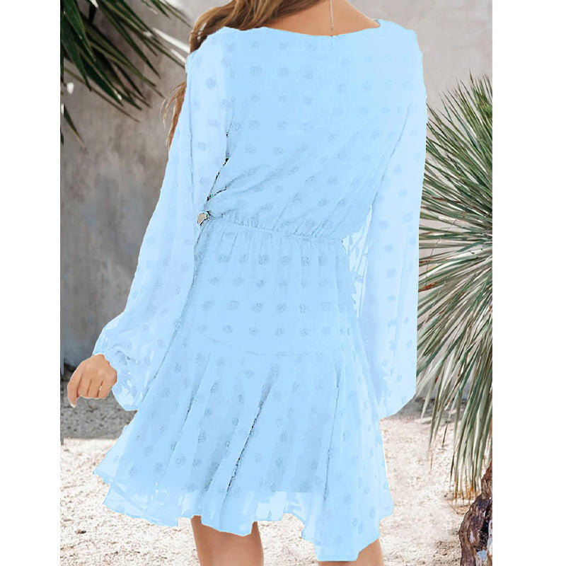 European And American Women's New V-neck Rope